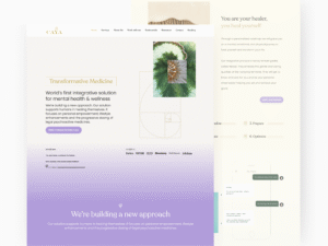 Caya Medicine Squarespace Website Portfolio